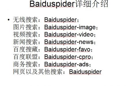 详细介绍8个Baiduspider