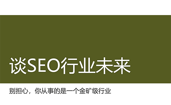 谈SEO行业未来头图