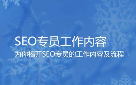 SEO专员的工作内容