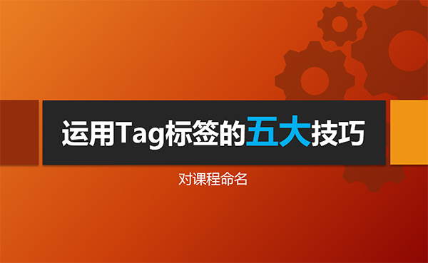 运用Tag标签的五大核心技巧