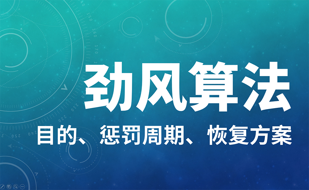 劲风算法惩罚的目的、惩罚周期，如何恢复的方法